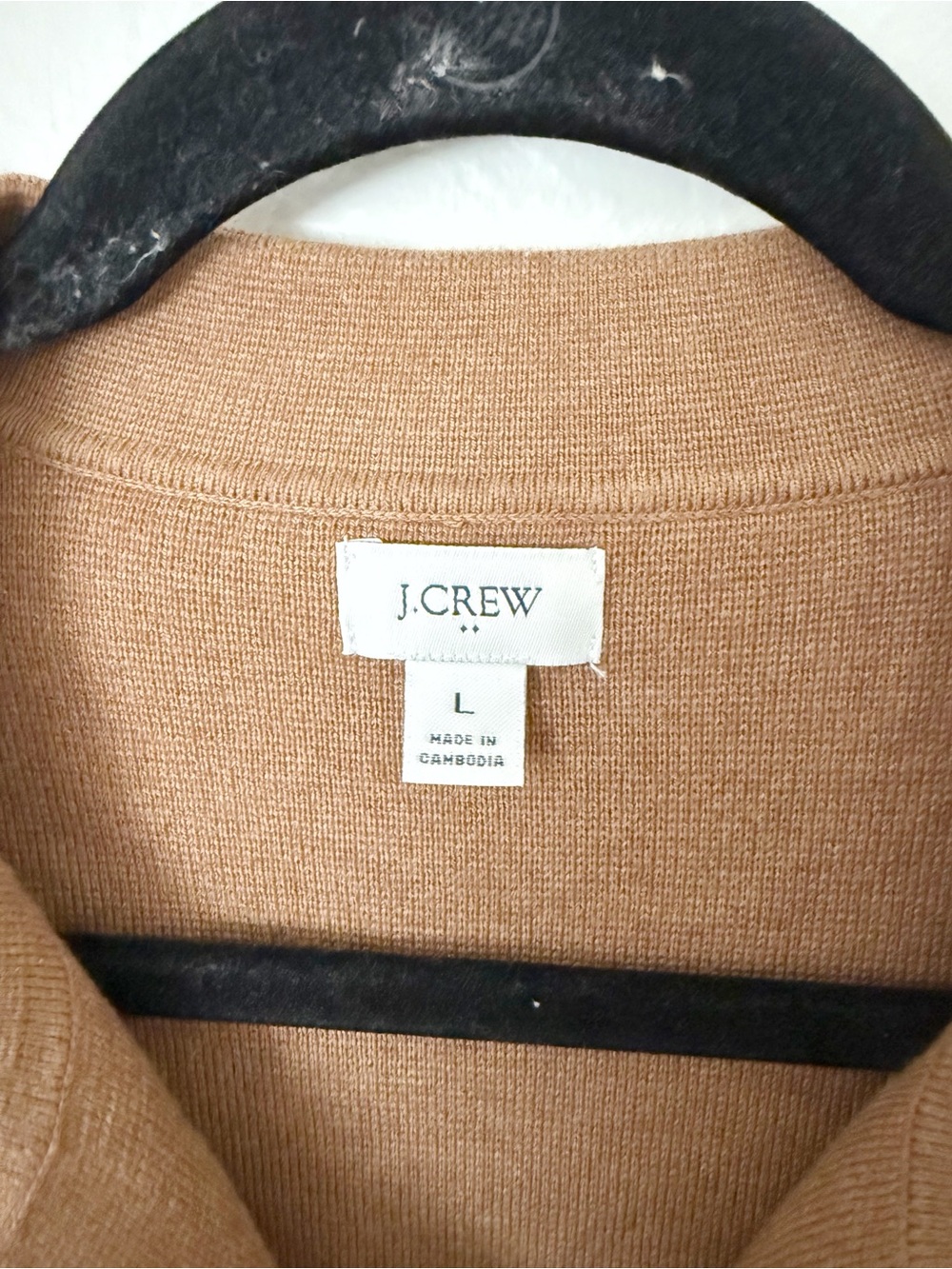 J. Crew Polo Cardigan Sweater Jacket Sz L - Picture 4 of 6